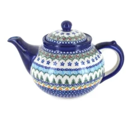 Blue Rose Polish Pottery 18 Vena Teapot -Blue Rose Pottery Store GUEST 961a4a71 4c08 48af a17e 54574b8f6084