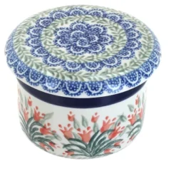 Blue Rose Polish Pottery 270 Ceramika Artystyczna French Butter Dish -Blue Rose Pottery Store GUEST 9700a26e 1a06 4358 ae15 27370bd106e0