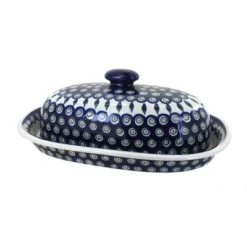 Blue Rose Polish Pottery 941 Zaklady Bread Container -Blue Rose Pottery Store GUEST 9721ba8e 957c 476e a5d3 e7efa35c837e
