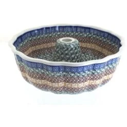 Blue Rose Polish Pottery A55 Ceramika Artystyczna Ring Cake Pan -Blue Rose Pottery Store GUEST 973aed09 3eae 4378 95d8 f87c5d025be8