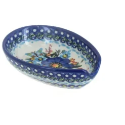 Blue Rose Polish Pottery 89 Vena Small Spoon Rest -Blue Rose Pottery Store GUEST 974e7f1d f895 4845 84e5 10e46adf2f0e