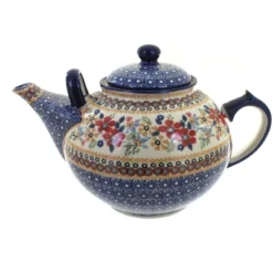 Blue Rose Polish Pottery C001 Manufaktura Large Teapot -Blue Rose Pottery Store GUEST 982e5306 7b2b 4f29 95a9 721afc6f70c4