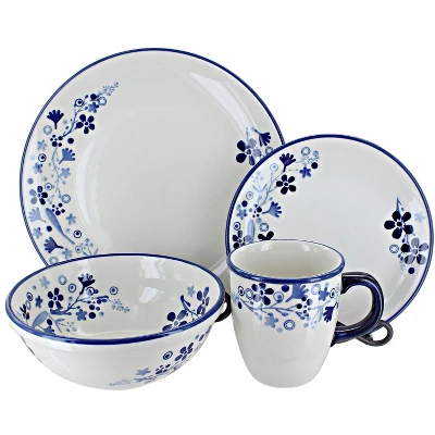 Blue Rose Polish Pottery Manufaktura Dinnerware (4PC) 21 Blue Rose Polish Pottery Manufaktura Dinnerware (4PC) - Image 19