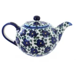 Blue Rose Polish Pottery 8C WR Unikat Large Teapot -Blue Rose Pottery Store GUEST 9995f971 6e27 4ecc a857 29f75b1de972