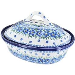 Blue Rose Polish Pottery 1158 Zaklady Roaster With Lid 14 Blue Rose Polish Pottery 1158 Zaklady Roaster With Lid -Blue Rose Pottery Store GUEST 9a2a0b75 61c2 4c3c b296 237ab6bf18ab