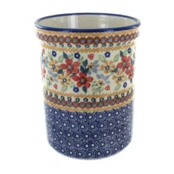 Blue Rose Polish Pottery P082 Manufaktura Utensil Jar -Blue Rose Pottery Store GUEST 9a407b27 c76a 46ff 83a0 f50f8c2a2e2c
