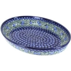 Blue Rose Polish Pottery 351 Zaklady Large Oval Baker -Blue Rose Pottery Store GUEST 9afe4cd8 a10a 467d 86ef b2d4c1145d18