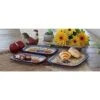 Blue Rose Polish Pottery 6200 Vena 3 Piece Rectangular Serving Set -Blue Rose Pottery Store GUEST 9bfed6c4 823e 4f99 bff2 7f1a90791717