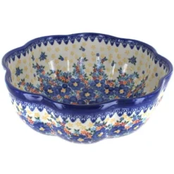 Blue Rose Polish Pottery 70 Vena Large Scallop Bowl -Blue Rose Pottery Store GUEST 9c29e5e0 b53a 4b8e abfc 0d30f77d04dd