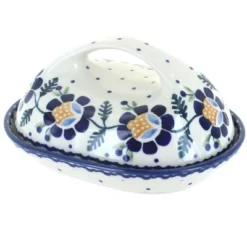 Blue Rose Polish Pottery M077 Manufaktura Butter Dish -Blue Rose Pottery Store GUEST 9c523b5e a1f0 4970 81c2 d2d5ad9f3498