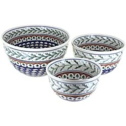 Blue Rose Polish Pottery 1900 Zaklady Mixing Bowl Set -Blue Rose Pottery Store GUEST 9c71eed6 60d6 4113 862d 38bc794cfd9b