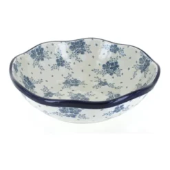 Blue Rose Polish Pottery 273 Ceramika Artystyczna Large Scallop Bowl -Blue Rose Pottery Store GUEST 9cf7596b 30bd 47c4 b45d beb16d2e3de6