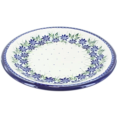 Blue Rose Polish Pottery Vena Dinner Plate 22 Blue Rose Polish Pottery Vena Dinner Plate - Image 20