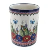 Blue Rose Polish Pottery 832 Zaklady Utensil Jar