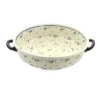 Blue Rose Polish Pottery 1455 Zaklady Round Casserole With Handles -Blue Rose Pottery Store GUEST a0d08f1f 95ae 4c4f 812a 8d0d8f289920