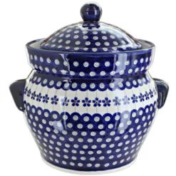 Blue Rose Polish Pottery 1127 Zaklady Large Container 17 Blue Rose Polish Pottery 1127 Zaklady Large Container -Blue Rose Pottery Store GUEST a13e6d33 f101 4b21 8add ea0c07e50886