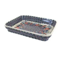 Blue Rose Polish Pottery 149 Vena Small Rectangular Baker 16 Blue Rose Polish Pottery 149 Vena Small Rectangular Baker -Blue Rose Pottery Store GUEST a155b8e7 d0b5 40e0 b944 8e27cd4035b3