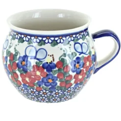 Blue Rose Polish Pottery 56 Vena Bubble Soup Mug -Blue Rose Pottery Store GUEST a1657e29 ddfd 4007 ac9b 1b682cd4fd52