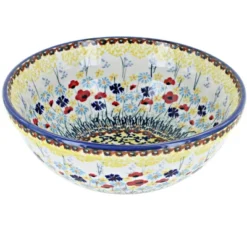 Blue Rose Polish Pottery Manufaktura Cereal Bowl -Blue Rose Pottery Store GUEST a206629b 0e7d 4586 9d42 b0636036fa90
