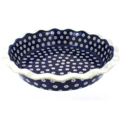 Blue Rose Polish Pottery Z159 Manufaktura Pie Plate -Blue Rose Pottery Store GUEST a411a7db 73ab 4865 89ff 8f0299c8007c
