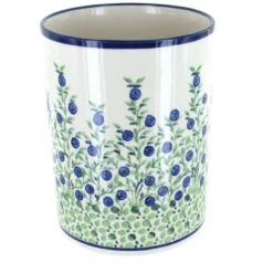 Blue Rose Polish Pottery 832 Zaklady Utensil Jar -Blue Rose Pottery Store GUEST a611f586 e036 4aea a5ce 4550a90731f0