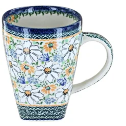 Blue Rose Polish Pottery K06 Galia Large Coffee Mug -Blue Rose Pottery Store GUEST a8430e01 7aa2 42ca aecf 752d49fe0f39