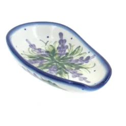 Blue Rose Polish Pottery 55d WR Unikat Small Spoon Rest -Blue Rose Pottery Store GUEST aa268a15 569a 4c71 8991 3d9b7df45a73