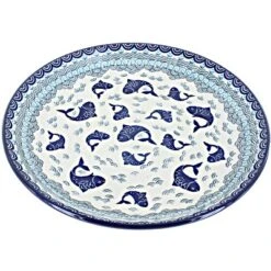 Blue Rose Polish Pottery Ceramika Artystyczna Dinner Plate -Blue Rose Pottery Store GUEST ac776764 389a 4262 9668 bcb517074fa7