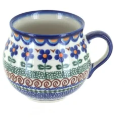 Blue Rose Polish Pottery 455 Vena Bubble Mug -Blue Rose Pottery Store GUEST acb86c3f a523 4a2a 9e36 6287af624800