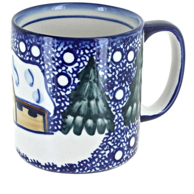 Blue Rose Polish Pottery WR Unikat Mug 15 Blue Rose Polish Pottery WR Unikat Mug - Image 13