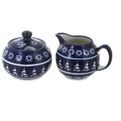 Blue Rose Polish Pottery 694-711 Zaklady Cream & Sugar Set -Blue Rose Pottery Store GUEST ad5f79f2 c8c3 4745 a2ef 991f886f0829