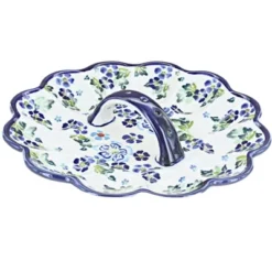 Blue Rose Polish Pottery 1559 Zaklady Egg Plate -Blue Rose Pottery Store GUEST ad8385ce 19cb 4fdd b0a5 5365919d22f0