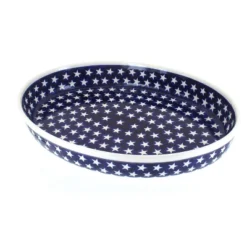 Blue Rose Polish Pottery 351 Zaklady Large Oval Baker -Blue Rose Pottery Store GUEST ae94539f 42d9 49cf ad70 20ddcae87c50