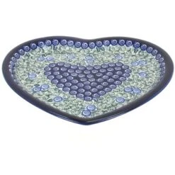 Blue Rose Polish Pottery 1254 Zaklady Heart Plate -Blue Rose Pottery Store GUEST b0b2ad68 98be 41ba a8e0 579d3e9d51aa