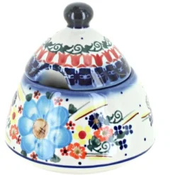 Blue Rose Polish Pottery A78 Andy Sugar Bowl -Blue Rose Pottery Store GUEST b125daf3 b0f3 412b 92df 09fee7325945