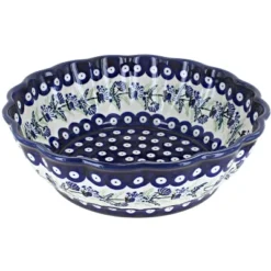 Blue Rose Polish Pottery 1279 Zaklady Large Scallop Bowl -Blue Rose Pottery Store GUEST b13aea5c a801 4c77 b730 3d59d891dfc9