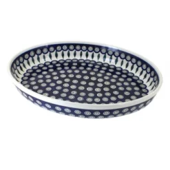 Blue Rose Polish Pottery 351 Zaklady Large Oval Baker -Blue Rose Pottery Store GUEST b18f3495 5618 44d1 9903 14037dc59bba