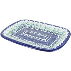 Blue Rose Polish Pottery 120 Vena Medium Rectangular Serving Platter -Blue Rose Pottery Store GUEST b235b811 923c 472d 9d39 feed141b5a2f