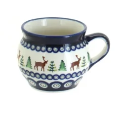 Blue Rose Polish Pottery 910 Zaklady Bell Shaped Mug -Blue Rose Pottery Store GUEST b4ba7007 1da4 42f8 b6bf 4ef86bd43f42