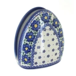 Blue Rose Polish Pottery 478 Vena Napkin Holder -Blue Rose Pottery Store GUEST b5028c11 ef1e 4356 982b 542ce94ef75f
