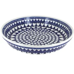 Blue Rose Polish Pottery 879 Zaklady Pie Plate -Blue Rose Pottery Store GUEST b538298b 886d 45ef a97e 554bf814ccf4