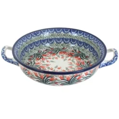 Blue Rose Polish Pottery C40 Ceramika Artystyczna Mini Casserole Dish With Handles -Blue Rose Pottery Store GUEST b545131d b794 403e 8539 29176d86aa40