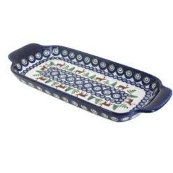 Blue Rose Polish Pottery 1282 Zaklady Bread Tray -Blue Rose Pottery Store GUEST b5d24583 9942 41d4 b31a f2a8e1d5b816