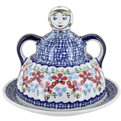 Blue Rose Polish Pottery B001 Manufaktura Cheese Lady -Blue Rose Pottery Store GUEST b98b69d4 8426 47fc 9595 71839dbf1603