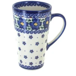 Blue Rose Polish Pottery 468 Vena Large Coffee Mug -Blue Rose Pottery Store GUEST bad9a0f7 934d 4ff5 b3af fa02cd3c9105