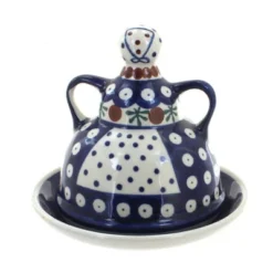 Blue Rose Polish Pottery 1124 Zaklady Small Cheese Lady -Blue Rose Pottery Store GUEST bb26d9b0 4706 46b7 ad1e 5587aa4dc545