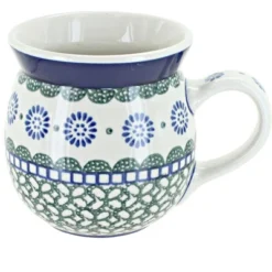 Blue Rose Polish Pottery Ceramika Artystyczna Bubble Mug -Blue Rose Pottery Store GUEST bb691286 e219 4313 8725 a2698c286a8c