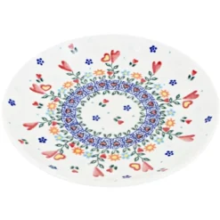 Blue Rose Polish Pottery Vena Dessert Plate 28 Blue Rose Polish Pottery Vena Dessert Plate -Blue Rose Pottery Store GUEST bbb2a6ec ca3b 4ad4 9372 10985289950f