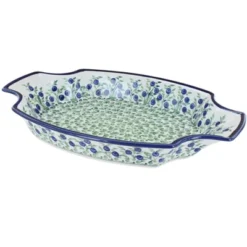 Blue Rose Polish Pottery 1208 Zaklady Large Serving Tray -Blue Rose Pottery Store GUEST bc538c30 2372 4e5f b762 0acb7f9a738a