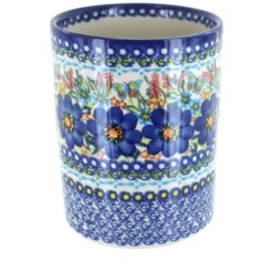 Blue Rose Polish Pottery 382 Vena Utensil Jar -Blue Rose Pottery Store GUEST bce7aedd 6693 476e b46b ab2b1b16caed